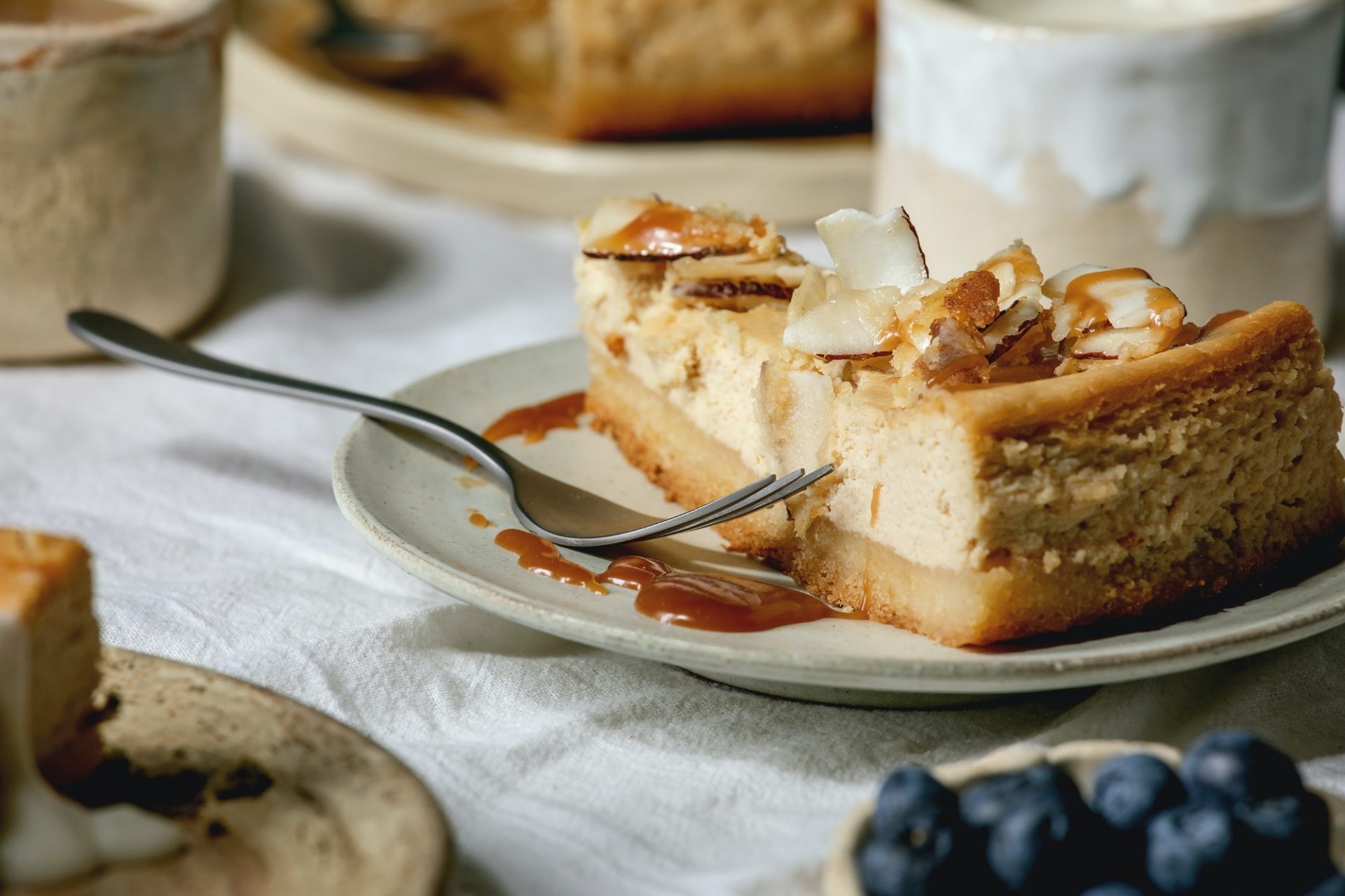 Piece of cheesecake